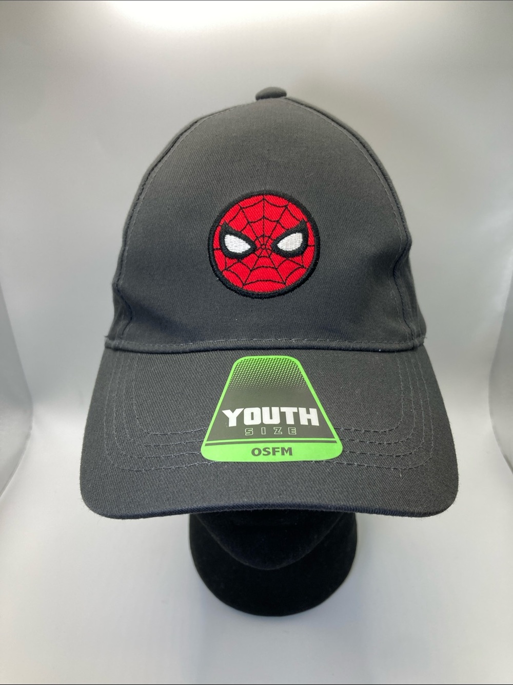 Marvel Spider-Man Youth Embroidered Snapback Hat Gray OSFM Marvel